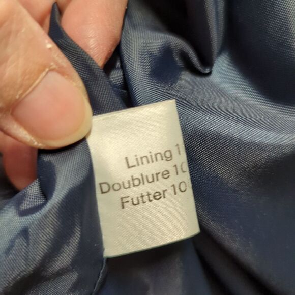 vintage James Pringle of Scotland wool coat Woman's size 14 Blue - Picture 13 of 16